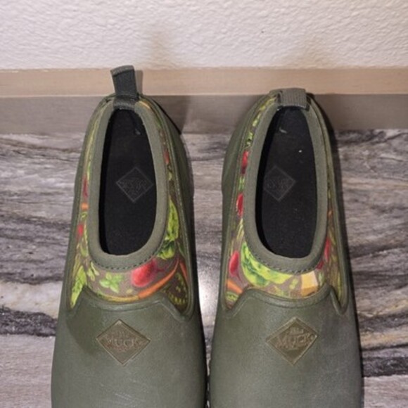 Muck Boot Company Muckster Low Garden Shoes Women’s 7 Green Slip-On Outdoor - Picture 4 of 7